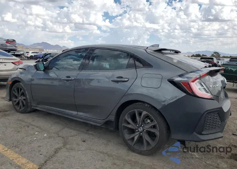 2017 Honda Civic Sport из США, поврежденный, VIN SHHFK7H46HU222185